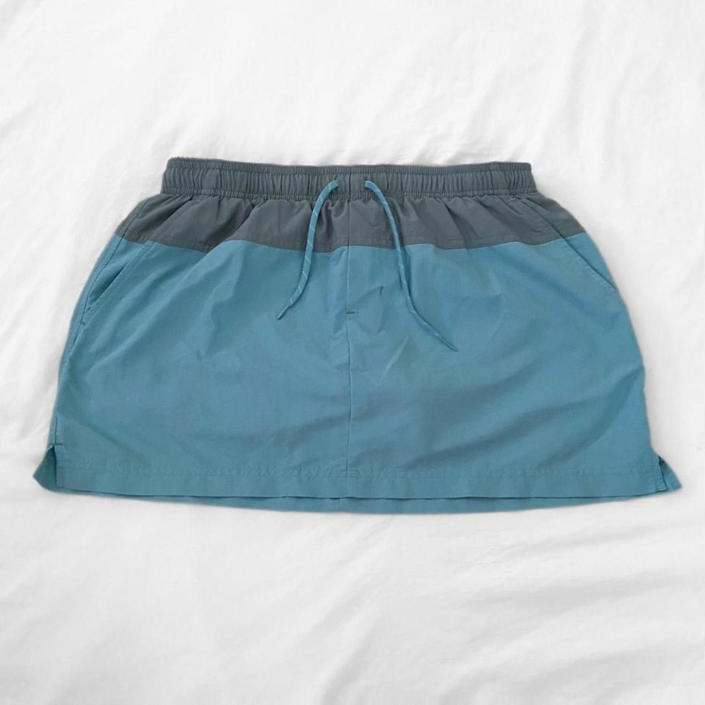 Columbia Two-Tone Blue and Gray Mini Skort S